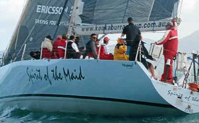 Nikon Spirit of the Maid will probably be christened the ‘local hope’ in the Pittwater to Coffs Harbour Yacht Race. Nikon Spirit of the Maid will probably be christened the ‘local hope’ in the Pittwater to Coffs Harbour Yacht Race.